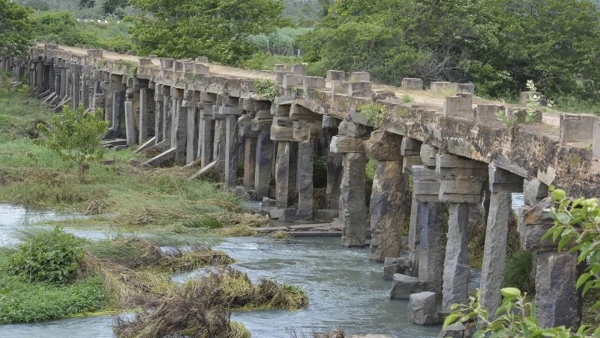 Honnole Bridge Verge Of Collapsing Which Is Connecting Kollegal-Mysore-Chamarajanagar