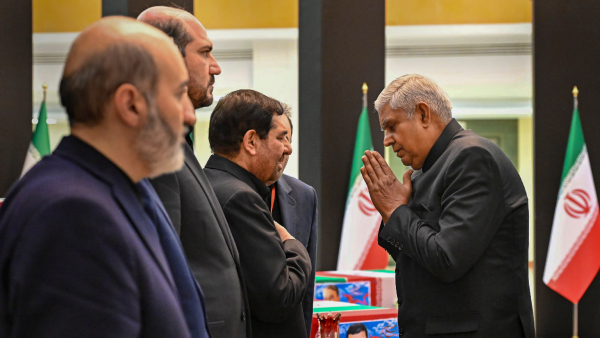 Vice President Jagdeep Dhankhar Is Attended The Iran President Funeral