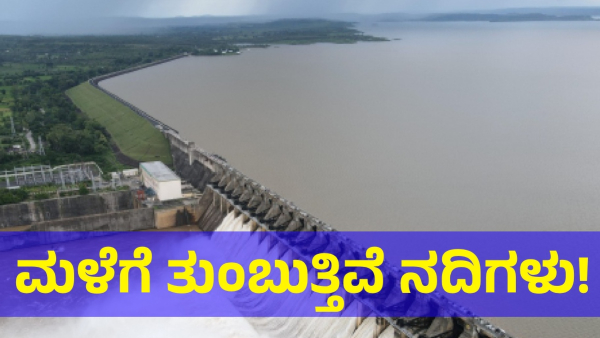 Rivers In Karnataka State Are Flowing Well After Heavy Rain In Several Districts On May 2024