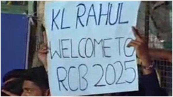 KL Rahul Fans Welcome KL Rahul to RCB Team for IPL 2025