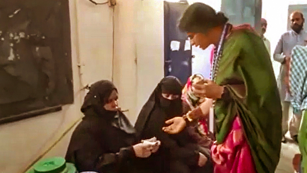 BJP candidate Madhavi Latha who Atrocity Muslim women before winning