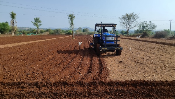 Pre Monsoon Rain Sowing has started in Chamarajanagar district