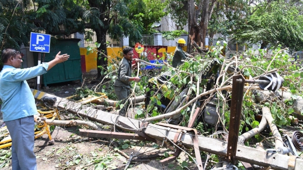 Heavy Rain Mysuru Experiences Power and Water Supply Cuts in 30 Wards due to Rain