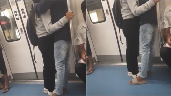 Couple Misbehaving In Bengaluru Namma Metro Video Goes Viral