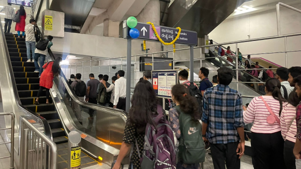 Namma Metro has Open Additional Route in Majestic Station From Green Line to Purple Line Connection