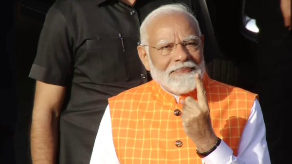 Phase 3 of Lok Sabha Election 2024 Prime Minister Modi Casts His Vote in Ahmedabad