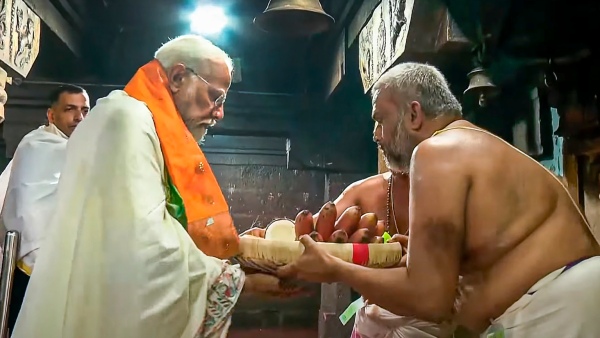 PM Narendra Modi Arrives in Kanniyakumari for 2-Day Meditation Session