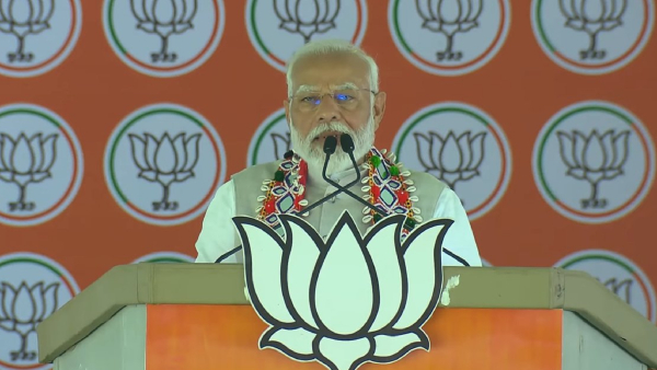 Telangana BJP Rally Why Why Rahul Gandhi Stopped Abusing on Ambani-Adani PM Modi Asked