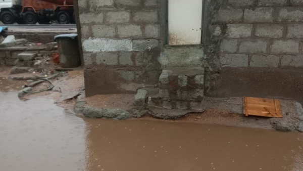 Heavy Rain in Raichur in the morning