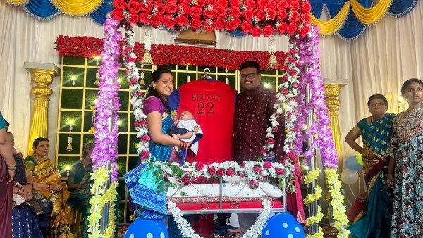 RCB Fans from Hubballi Reveal Baby s Name on RCB Jersey