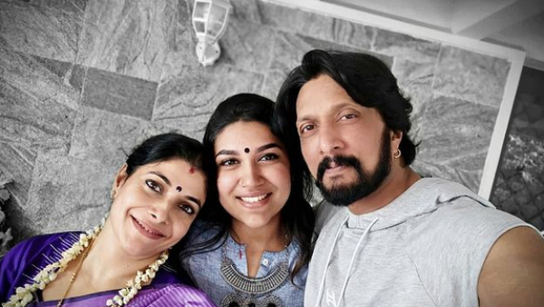 Kiccha Sudeep Daughter Sanvi Sudeep New Tattoo Video Goes Viral In Social Media
