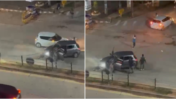 Udupi Gang War Video Of Clash Between Car-Borne Gang Goes Viral Udupi Gang War Video Of Clash Between Car-Borne Gang Goes Viral