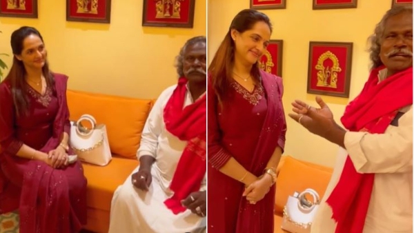 Video Viral of Actress Jyothi Rai Gives Financial Help to Kinnara Mogilaiah She Asked Make Viral This