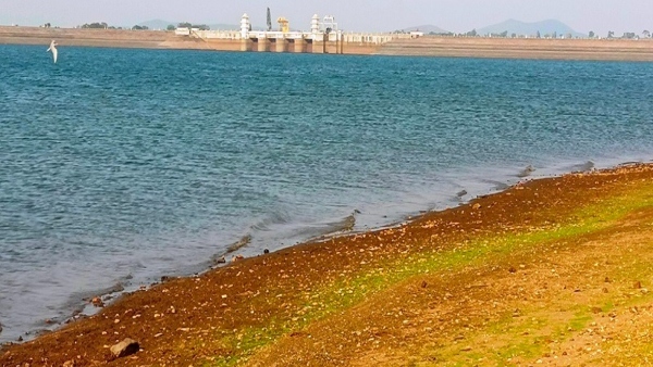 The Water Level In Kabini Reservoir Increasing Due To Monsoon Rain
