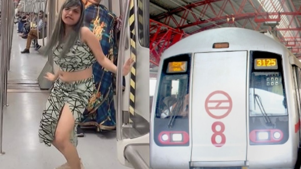 Viral Video of Woman Obscene Dance in Delhi Metro Rail Outrage by Netizens