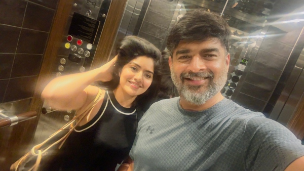 Kannada Actress Megha Shetty s Selfie with R Madhavan Sparks Fan Curiosity