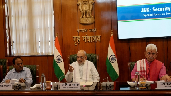 Amit Shah chaired a high-level meeting to Review Security Situation In Jammu and Kashmir