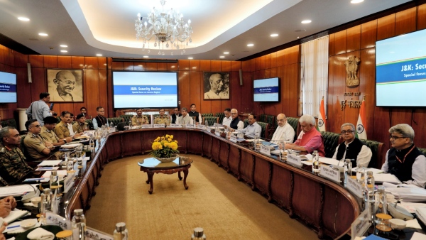 Amit Shah chaired a high-level meeting to Review Security Situation In Jammu and Kashmir