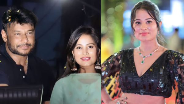 He s been accused not convicted Kannada actress Anusha Rai defends Darshan