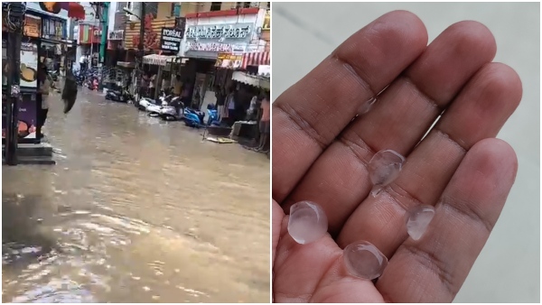 Bengaluru Rain Heavy Rain Hailstorm with Lightning in Bengaluru Trends on Social Media