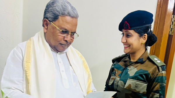 Bhavya Narasimhamurthy Shares Army Experience With CM Siddaramaiah