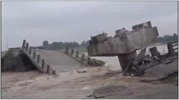 New Bridge in Bihar Collapses Days Before Inauguration Costs 12 Crore