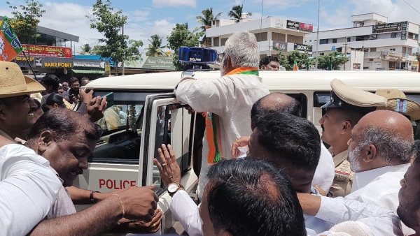 BJP state vice president and many others into police custody in Chamarajanagar