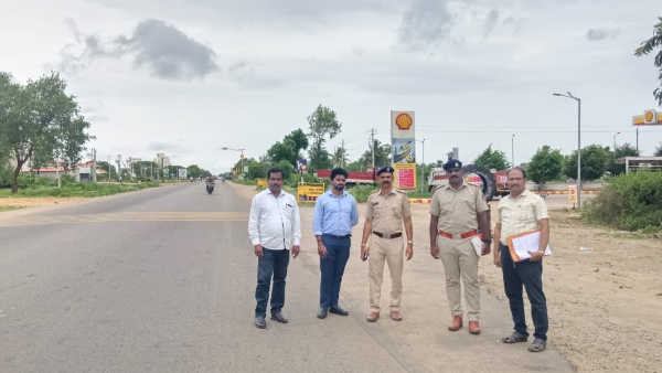Joint Survey on National Highway 766 Near Gundlupete