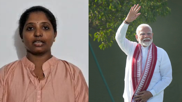 Narendra Modi swearing in ceremony Invitation to Chamarajanagar woman Narendra Modi swearing in ceremony Invitation to Chamarajanagar woman