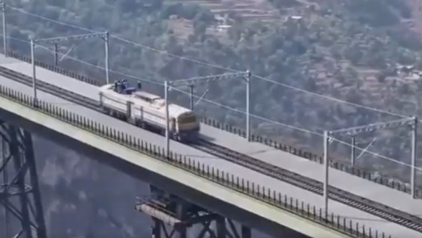 The World s Tallest Chenab Railway Bridge Will Inaugurate Soon Trial Run Completed