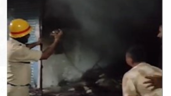 Fire Breaks Hits Out Book Stall in Hubballi Rs 20 Lakh Loss