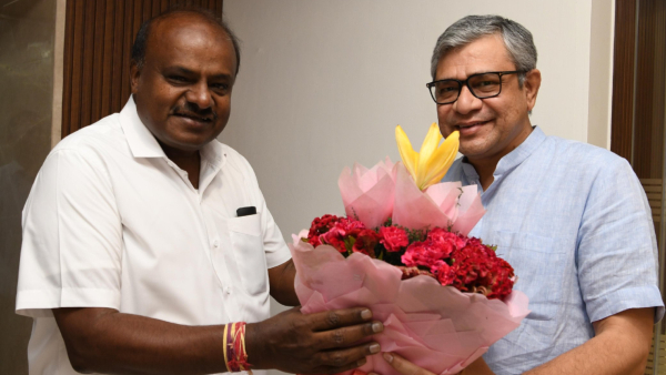 HD Kumaraswamy talks about Bangalore-Satyamangala-Chamarajanagar railway project