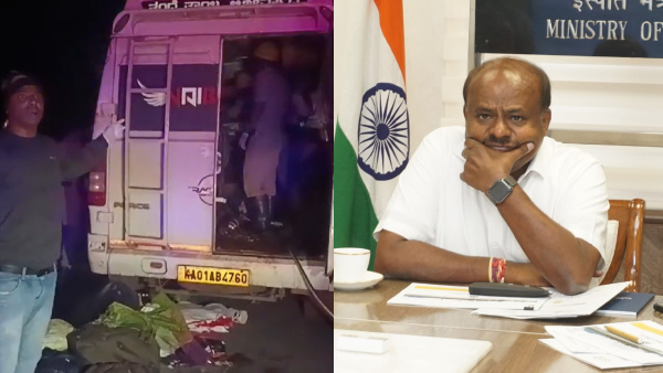 HD Kumaraswamy Basavaraja Bommai condoled the Haveri road accident victims