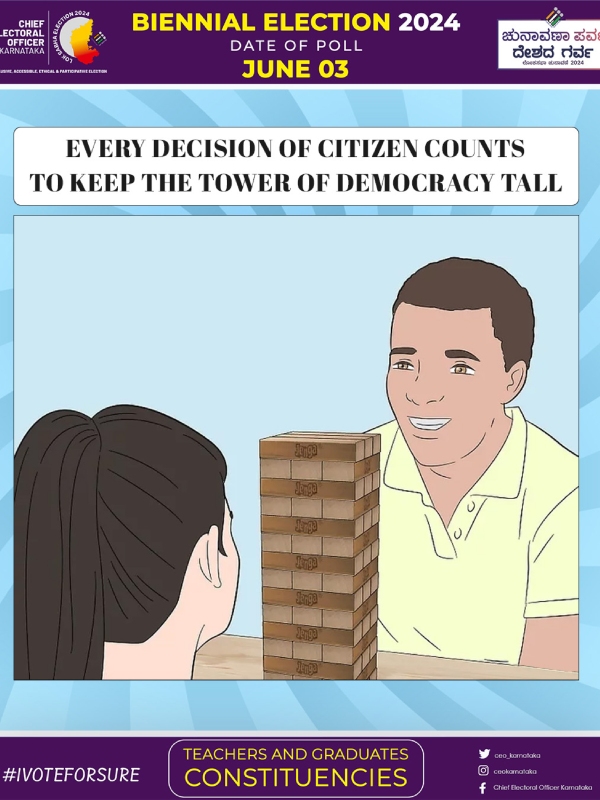 Karnataka Legislative Council Election-2024 Important Information for Graduate Voters