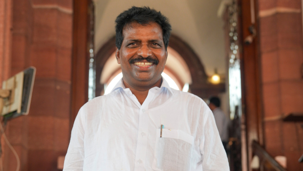 K Suresh INDIA Bloc s Nominee Files Nomination for Lok Sabha Speaker Post