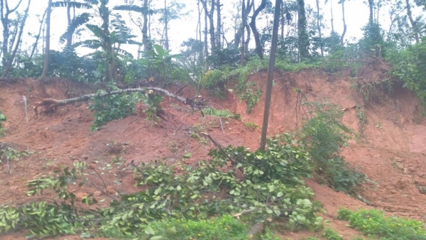 Kodagu Rain Land Subsidence Increases In Kodagu District During Rainy Season