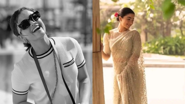 Actress Rashmika Mandanna Kodava Traditional Look in Marriage Program She Miss her Home Town Actress Rashmika Mandanna Kodava Traditional Look in Marriage Program She Miss her Home Town