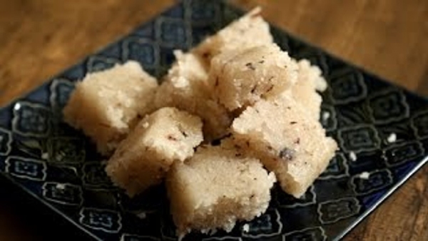 Rava Coconut Burfi Recipe Know How to Make Rava Coconut Burfi in Kannada