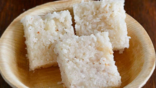 Rava Coconut Burfi Recipe Know How to Make Rava Coconut Burfi in Kannada