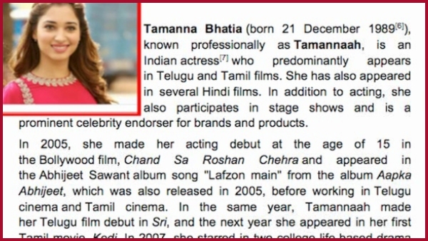 School Introduces Lesson on Actress Tamannaah Bhatia Sparks Controversy