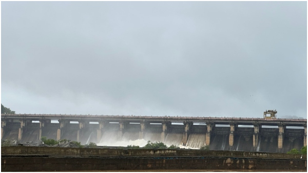 Heavy Rain Tunga Dam Almost Full Karnataka Dam Details