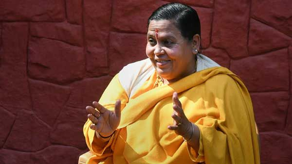 Uma Bharti s security received WhatsApp call from Pakistan and Dubai