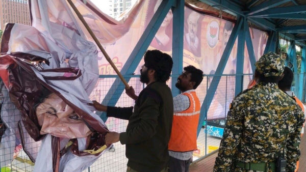 More Than 3800 Unauthorized Flexes Have Been Vacated in Bengaluru 48 FIR registered removed details More Than 3800 Unauthorized Flexes Have Been Vacated in Bengaluru 48 FIR registered removed details