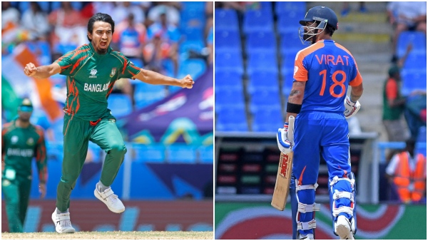 Rohit Sharma s fiery response to bangladesh player who stare at Virat Kohli