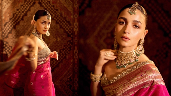 Actress Alia Bhatt wore 160 year old Saree in Anant Ambani s wedding