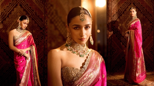 Actress Alia Bhatt wore 160 year old Saree in Anant Ambani s wedding