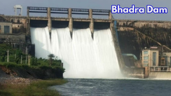 Bhadra Dam Water Leakage from last one week farmer Sparks Outrage