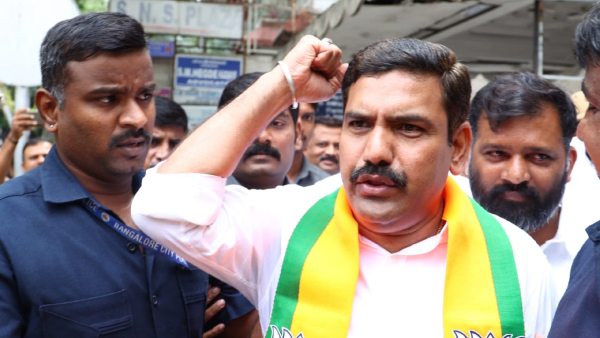 Muda Case BY Vijayendra demands resignation of Chief Minister