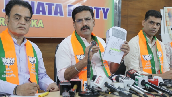 Muda Scam BJP State President BY Vijayendra Challenged Siddaramaiah