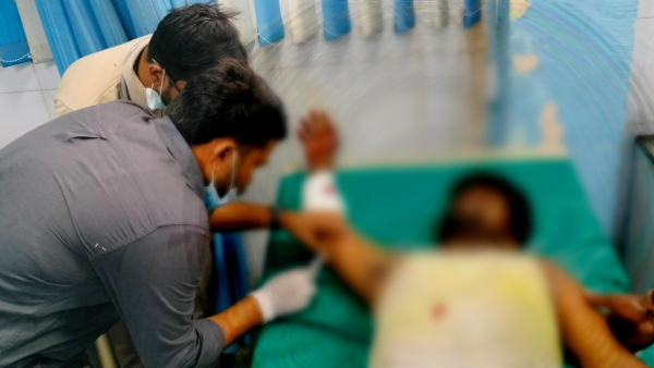 Leopard attacked on man in Raichur Leopard attacked on man in Raichur